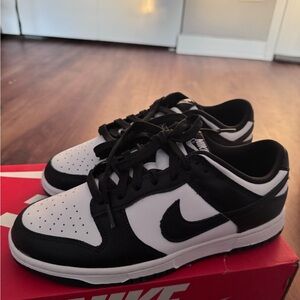 Nike Black and White Low-Top Sneakers